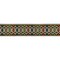 Designer’s Shop JL 131 Metallic Jacquard Trim – 2” x 7 Yards, Native Bohemian Ribbon, Colorful Tribal Woven Braid